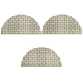 thumbnail image 1 of Furnish My Place Union Indoor/Outdoor Commercial Green Color Rug, Pet-Friendly, Home Decor Commercial Rug for Living Room, Bedroom, Wedding, Event, Made in USA, 18" x 36" Half Round - Set of 3, 1 of 5