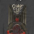 thumbnail image 2 of The Shining Come Play With Us Unisex Adult Pull-Over Heather Hoodie (Small) Black, 2 of 3
