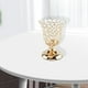thumbnail image 4 of Candelero de cristal Candelero de oro para comedor Aniversario S, 4 of 7