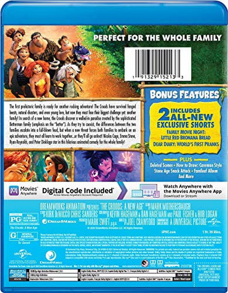 The Croods: A New Age (Blu-ray + DVD + Digital Copy)