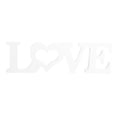 thumbnail image 2 of Wood Love Sign Valentine's Day Home Decor for Table Mantel Shelf,Free Standing Cutout Block Letter Centerpiece for Valentine's Day Gifts,Wedding,Room Decoration(White,12.8 Inch), 2 of 3