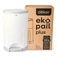 thumbnail image 1 of Dekor Eko Plus Diaper Pail - White, 1 of 5