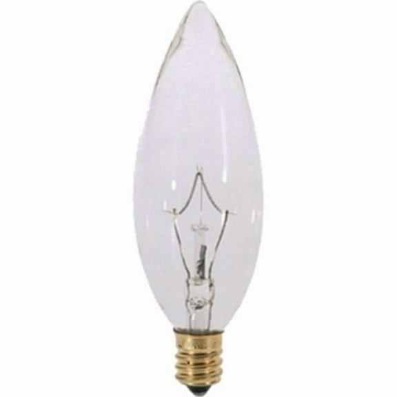 S3782 25W Torp Candle Clear Pack of 10