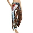 thumbnail image 2 of Fotbe Christmas Horse Women's Pajama Pants,Sleepwear Pants,Pj Bottoms Drawstring And Pockets-Small, 2 of 9