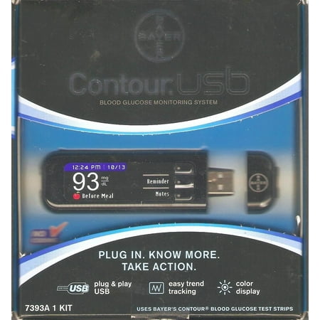 Bayer contour USB Meter - Bayer Contour USB Blood Glucose Monitoring System