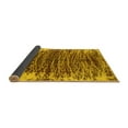 thumbnail image 2 of Ahgly Company Indoor Round Abstract Yellow Modern Area Rugs, 5' Round, 2 of 4