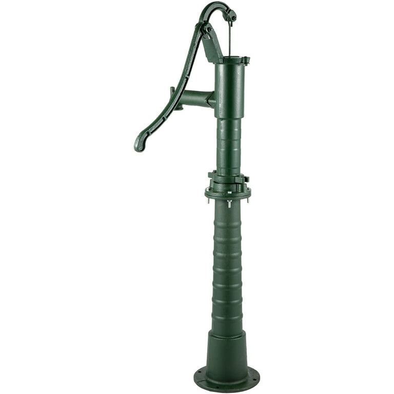 VEVOR Black/Green Hand Water Pump/Stand Heavy Duty Cast Iron Garden Pitcher  Pump