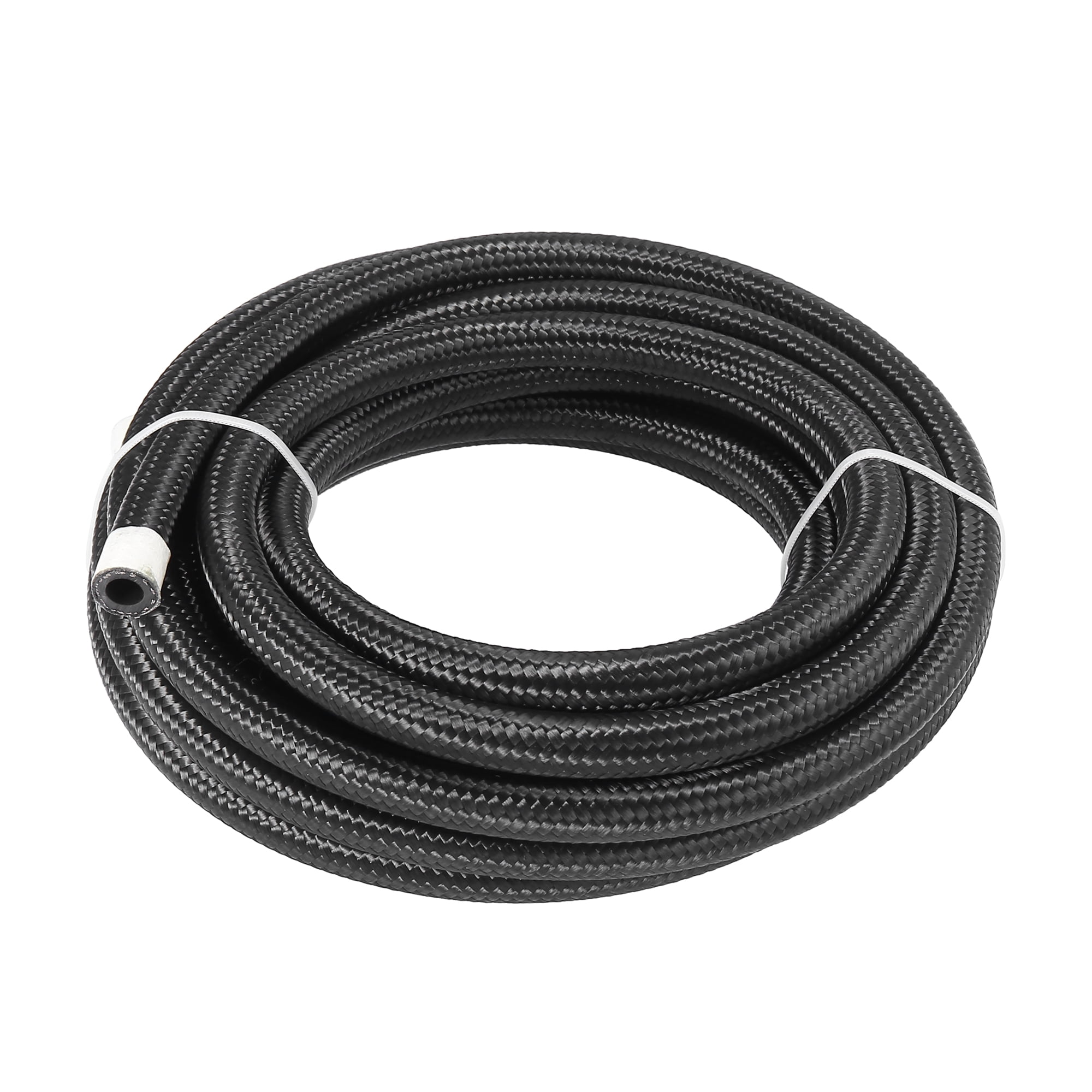 NEW QUALITY AN6 STAINLESS STEEL BRAIDED FUEL HOSE LINE OIL PETROL AN-6 