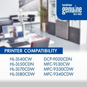 Brother Genuine Standard Yield Black Printer Toner Cartridge, TN2212PK, Two-Pack