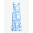 thumbnail image 4 of Joyspun Women's Sleeveless Midi Sleep Chemise, Sizes S to 4X, 4 of 4