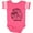 Football Pink and White, variant on Inktastic Summer Vacation Mode Naples Beach Florida Boys or Girls Baby Bodysuit
