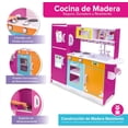 thumbnail image 4 of Kids House Cocina de Madera Ultimate Big and Bright, Cocinita de Juguete para Niñas Multicolor, Fabricada en Madera, Incluye Teléfono Inalámbrico y Perillas Giratorias, 4 of 5