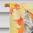thumbnail image 3 of Carolines Treasures CK3079CHF Maine Coon Fall Leaves Flag Canvas House Size, 3 of 4