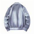 thumbnail image 4 of LOVZFMLL Jackets for Men Man Gradation Stand Collar Zipper Pockets Coat, 4 of 8