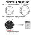 thumbnail image 5 of Fluororubber Watch Band,22mm Quick Release Watch Strap for Men and Women,Black with Black Buckle, 5 of 7