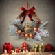 thumbnail image 4 of Christmas Wreath Metal Wreath LED Warm Light Large Christmas Decorations, 4 of 9