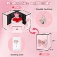thumbnail image 4 of Set de regalo AddWel Preserved Real Roses con collar «I Love You», 4 of 9