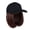 C, variant on Hat Wig With Short Wave Hair 6” Synthetic Straight Hairpiece Adjustable Baseball Cap Daily Use
