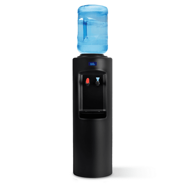 Brio CL520 Commercial Grade Top-Load Hot and Cold Temperature Water Cooler Dispenser With Child Safety Lock - Holds 3 or 5 Gallon Bottles - UL Listed/Energy Star Approved