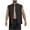 Black, variant on Tank Tops Men Zipper up Half High Neck Loose Lightweight Sleeveless Jackets Casual Athletic Vests