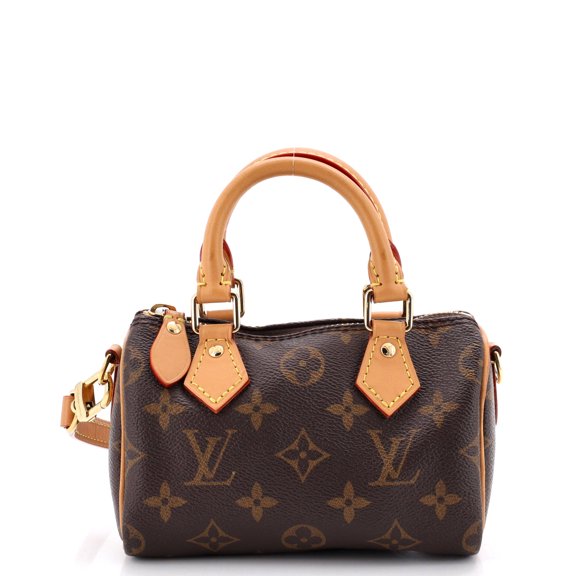 Pre-Owned Speedy Bandouliere NM Bag Monogram Canvas Nano By Rebag