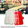 thumbnail image 3 of Three Layer Folding Storage Box, Large Capacity Portable Handled Storage Case Three Layer Folding Tool Box For Storing Cosmetics Stationery Tool Accessories, 3 of 8