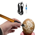thumbnail image 4 of Electric Engraving Pen Adjustable DIY Crafts Wood Professional Engraver Tool Gold, 4 of 8