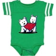thumbnail image 3 of Inktastic Valentine Westie Duo Boys or Girls Baby Bodysuit, 3 of 5