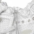 thumbnail image 3 of Hfppkn Polka Dot Drawstring Ita Handbag Clear Display Shoulder Bag for Daily Commute 35x14x36cm White, 3 of 7