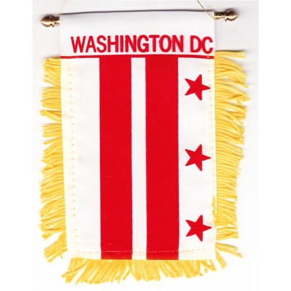 Washington, DC (district of columbia) Window Hanging Flag