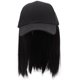 thumbnail image 1 of BRIGHTFUFU Female peluca sombrero integrado sombrero peluca wig hat sombrero mujer disfraces, 1 of 7