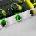 thumbnail image 4 of Erosebridal Teens Gaming Curtains and Drapes (38x45), Green Honeycomb 30%-50% Blackout Curtains for Bedroom, Geometric Curtains for Living Room, Window Curtains Bedroom Decoration, 4 of 6