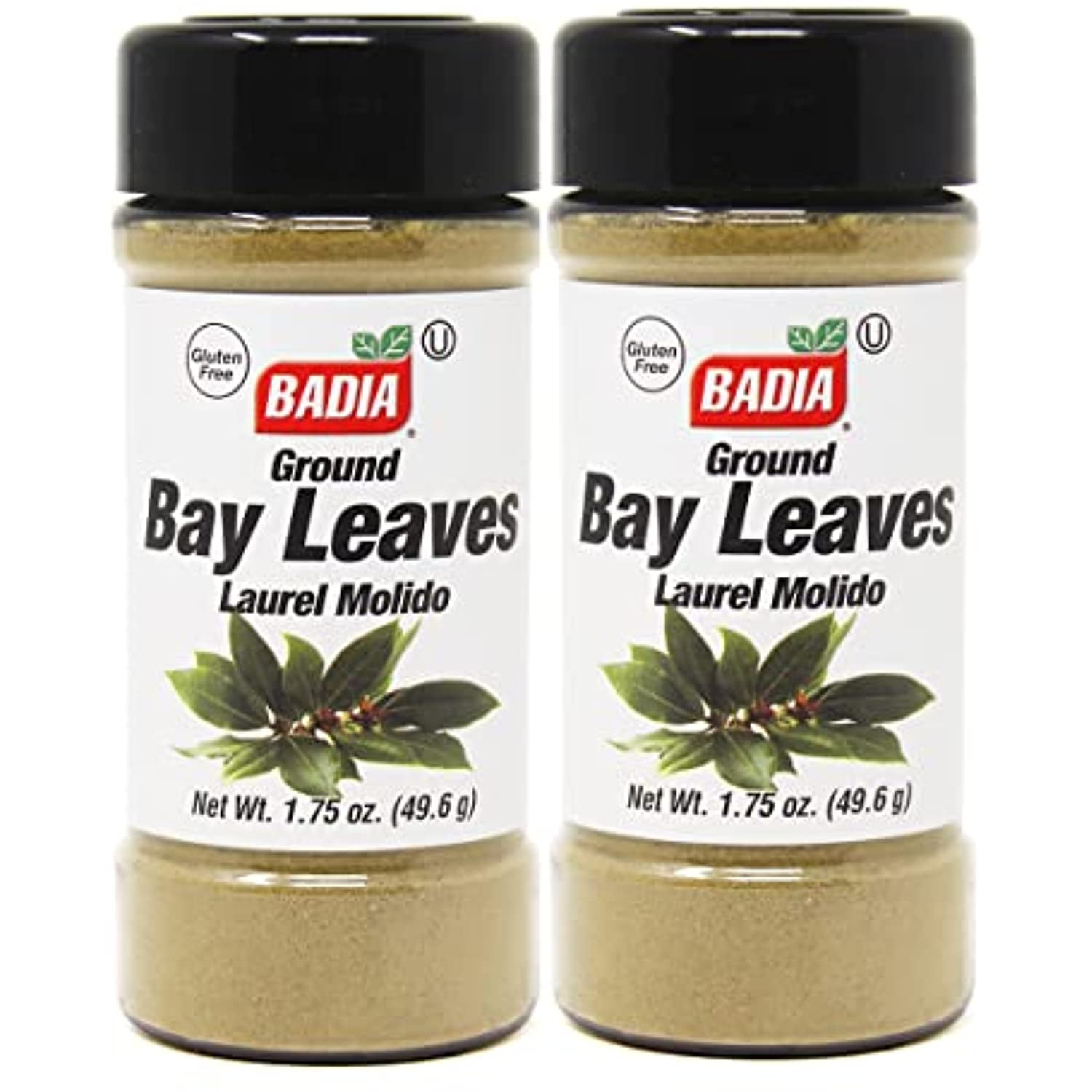 2 Pack Ground Bay Leaves Powder / Laurel En Polvo Molido Kosher 2X1.75