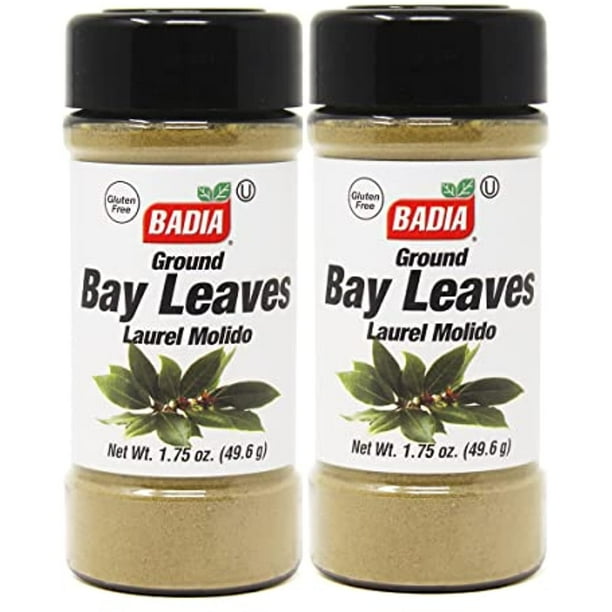 2 Pack Ground Bay Leaves Powder / Laurel En Polvo Molido Kosher 2X1.75