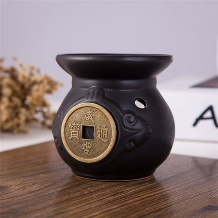 Feng Shui Zen Ceramic Essential Oil Burner Tea Light Holder Great For Home Decoration & Aromatherapy (Best Oil Furnace On The Market)