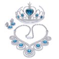 thumbnail image 1 of 4 Piece - Blue Jewelry Set - Costume Accessory, 1 of 5