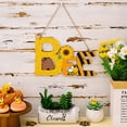 thumbnail image 4 of Bee Day Letter Hanger, Door Sign Hanger, Yellow Bee Wood Decor, 4 of 4