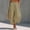 Khaki, variant on Ankle Pants For Women Chic Minimal With Pockets Ankle Length Summer Solid Neat Appearance Neat Look Travel Outfit Relaxed Fit Easy Everyday Styling Khaki XL
