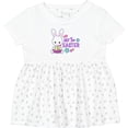 thumbnail image 3 of Inktastic My 1st Easter with Bunny and Easter Basket Girls Baby Dress, 3 of 5