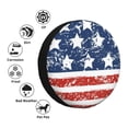 thumbnail image 4 of Fotbe USA Colors Stripes1 Funda de Llanta de Repuesto con Estampado, Engrosada, Ajuste Universal para Jeep, Remolque, RV, SUV, Camión-17 inch, 4 of 6