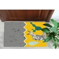 thumbnail image 5 of Bright Yellow Cat Rug, Yellow Rug, Modern Rugs, Outdoor Rug, Decorative Rug, Large Rug, Non Slip Rug, Personalized Rug, Minimal Soft Rug, 2'x3' - 60x90 cm, 5 of 7