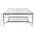 thumbnail image 3 of SAFAVIEH Couture Mieka Glam Metal Coffee Table, Silver, 3 of 12
