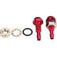 thumbnail image 1 of Yazoeia Windshield Washer Nozzle, 2Pcs Universal Aluminum Alloy Car Auto Front Windshield Sprayer Washer Nozzles Kit(RED) CJC912-140090, 1 of 9