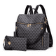 thumbnail image 1 of Kit Mochila Moda Casual Bolso Casual Para Mujer, 2 Piezas Negro, 1 of 5