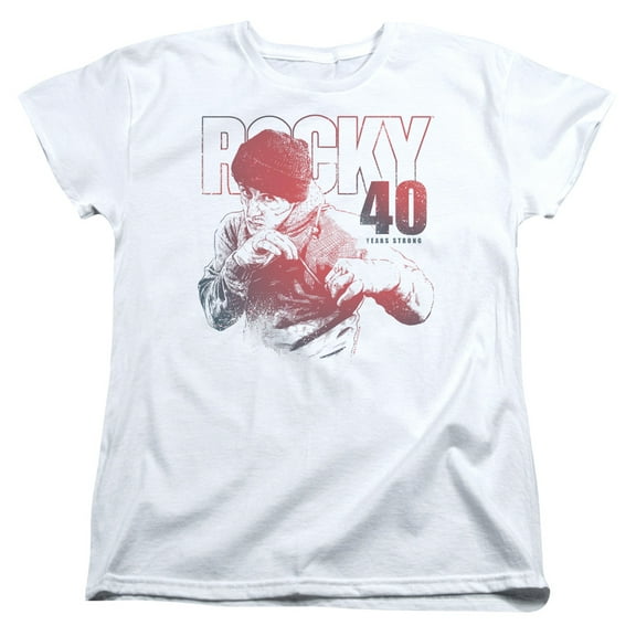 Rocky - 40 Years Strong - Women's Short Sleeve Shirt - Large