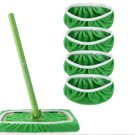 ACDANC 4Pcs Mop Head Replacement,Absorbent Mop Pads,Universal Mops for Floor Cleaning
