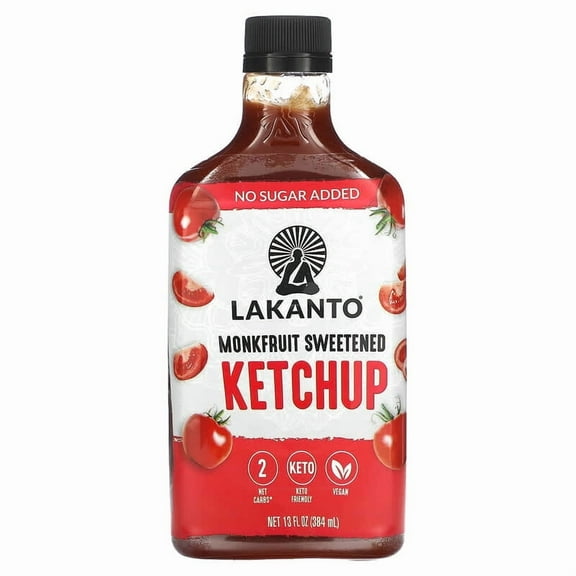 Lakanto, Monkfruit Sweetened Ketchup, 13 fl oz Pack of 2