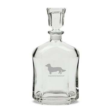 Long Haired Dachshund 23.75 oz Classic Whiskey Decanter