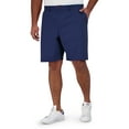 Chaps Men's Coastland Wash FlatFront Shorts with Stretch 9" Inseam