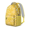 thumbnail image 2 of Yellow Dog Paw Footprint Backpack for School,Cute School Bag,Schoolbag with Adjustable Shoulder Straps & Padded Back,15.3"x11"x6.7", 2 of 6